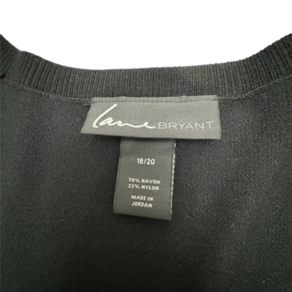 Lane Bryant Women Sz 18/20 V Neck Long Sleeve Sweater Lightweight - Picture 6 of 7